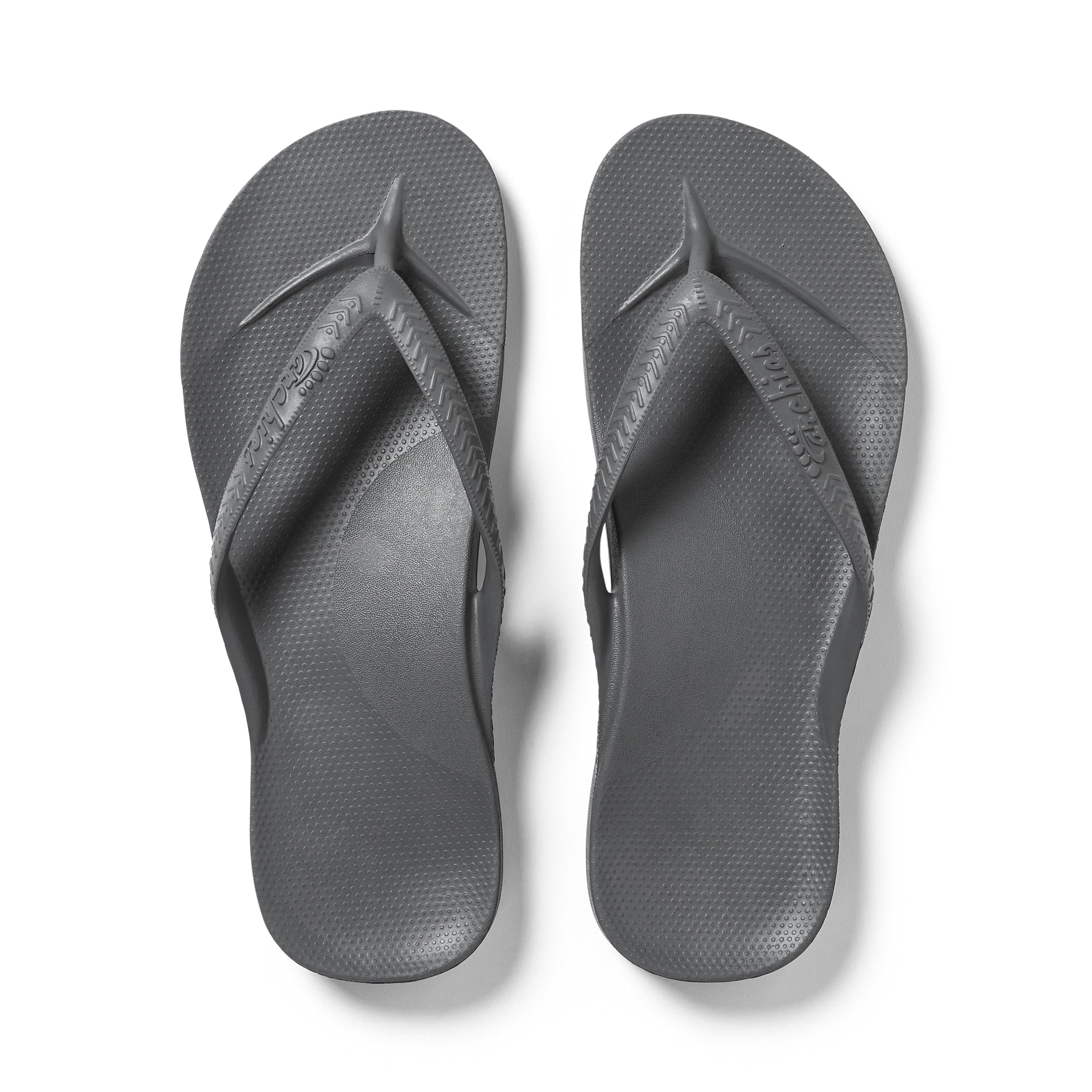 Charcoal - Arch Support Thongs 